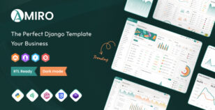 Admiro – Django Admin & Dashboard Template by PixelStrap