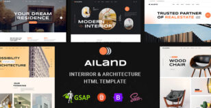 Ailand - Modern Interior & Architecture HTML Template by Theme_Pure