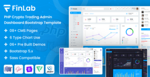 FinLab - PHP Crypto Trading Admin Dashboard Bootstrap Template by dexignlabs