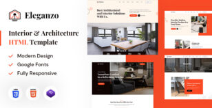 Eleganzo | Interior & Architecture HTML Template by designingmedia