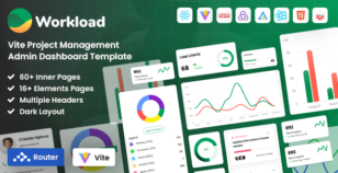 Workload - Vite Project Management Admin Dashboard Template by dexignlabs