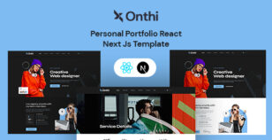 Onthi - Personal Resume React & Nextjs Template by nsstheme