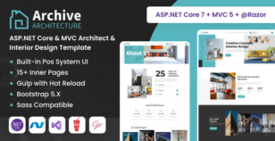 Archive - ASP.NET Core & MVC Architecture & Interior Design Template by DexignZone