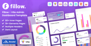 Fillow - Vite SaaS Admin Dashboard Template by dexignlabs