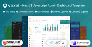 Vexel - Nextjs javascript Template Dashboard by SPRUKO