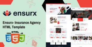 Ensurx - Insurance Corporate  & business Agency Company HTML Template by CodeIndeed
