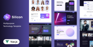 Silicon - Vue Business & Technology Template by Stackbros