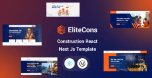 Elitecons - Construction Building React Next Js by starplate