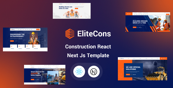 Elitecons - Construction Building React Next Js by starplate