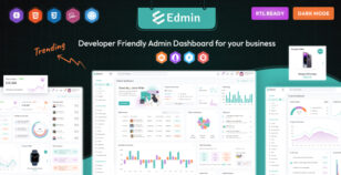Edmin - Bootstrap Admin Dashboard Html Template by PixelStrap