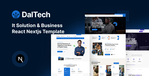 Daltech - IT Solution and Technology React Nextjs Template by kathbirali