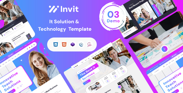 Invit- IT Solutions & Technology html  tamplate by SAFLA