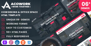Acowork - Coworking & Office Space HTML Template by WebsiteLayout