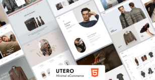 Utero - Minimalist & Modern eCommerce HTML Template by Nine-Themes