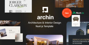 Archin - Architecture & Interior Design Nuxtjs Template by UiCamp