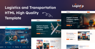 Logistrip - Courier Logistics and transportation services Bootstarp 5 Templates by themeperch