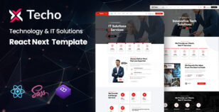 Techo - Technology & IT Solutions React Template by KodeSolution