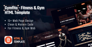 Gymfito - Fitness & Gym HTML Template by thememarch