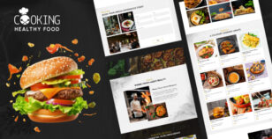 Cooking Healthy Food - Restaurant React Template by Omnibubble
