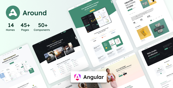 Around - Angular Multipurpose Template + UI Kit by Stackbros