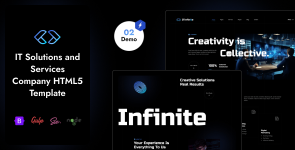 IT Infinite - IT Solutions and Services Company HTML5 Template by Potenzaglobalsolutions