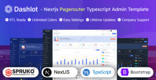 Dashlot - NextJS Typescript React Bootstrap Admin Dashboard Template by SPRUKO