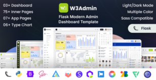 W3Admin - Flask Modern Admin Dashboard Template by DexignZone