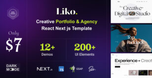 Liko - Creative Agency & Portfolio Next js Template by Theme_Pure