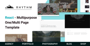 Rhythm - React Multipurpose One/Multi Page Template by SRBThemes