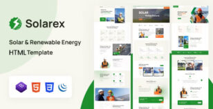 Solarex - Solar & Renewable Energy HTML Template by ultraDevs