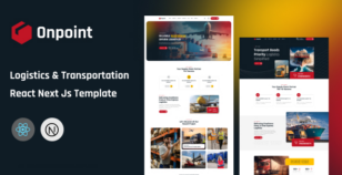Onpoint - Logistics and Transportation React Next Js Template by themehealer