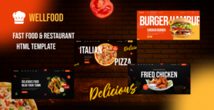 Wellfood - Fast Food & Restaurant HTML Template by Webtend