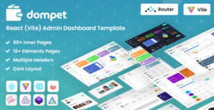Dompet - React (Vite) Admin Dashboard Template by dexignlabs