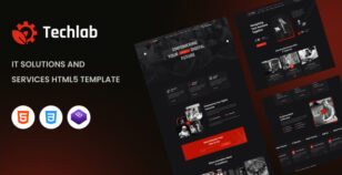 Techlab - IT Solutions and Services HTML5 Template by figthemes