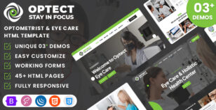Optect - Optometrist & Eye Care HTML Template by WebsiteDesignTemplates