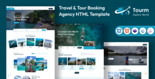 Tourm - Travel & Tour Booking Agency HTML Template by themeholy