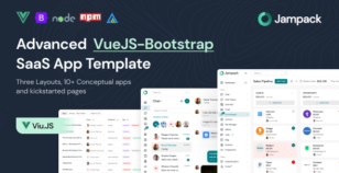 Jampack - Advanced VueJS-Bootstrap SaaS App Template by Hencework