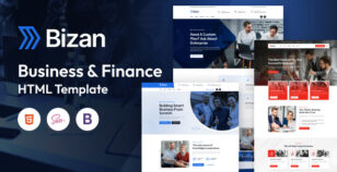 Bizan - Business & Finance HTML5 Template by RRdevs