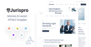 Jurispro Lawyer Law Firm HTML Template by tezcoweb