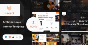 Inserct - Architecture & Interior HTML5 Template by BytezDevs
