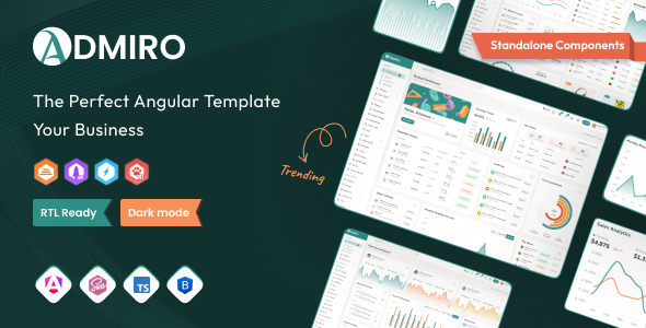 Admiro – Angular Admin Dashboard by PixelStrap