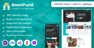 BoostFund - Crowdfunding & Charity ASP.NET Core & MVC Bootstrap Template by DexignZone