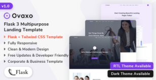 Ovaxo - Flask Multipurpose Business Template by ShreeThemes