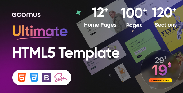 Ecomus | Ultimate HTML5 Template by themesflat