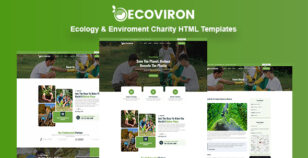 Ecoviron - Ecology & Enviroment Charity HTML Templates by HtmlDesignTemplates