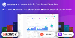 Mamix - Laravel Admin Panel Dashboard Template by SPRUKO
