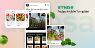 Amasa - Food Recipe Mobile Template by aStylers