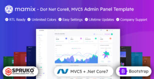 Mamix - DotNet Admin Dashboard Template by SPRUKO