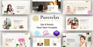 Purerelax - Beauty & Spa React Template by KodeSolution