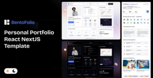 Bentofolio - Personal Portfolio React Nextjs Template by CodeeFly